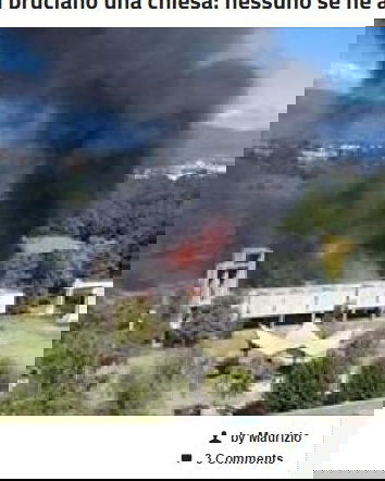 Chiesa di Lignon bruciata da due ragazzi musulmani?