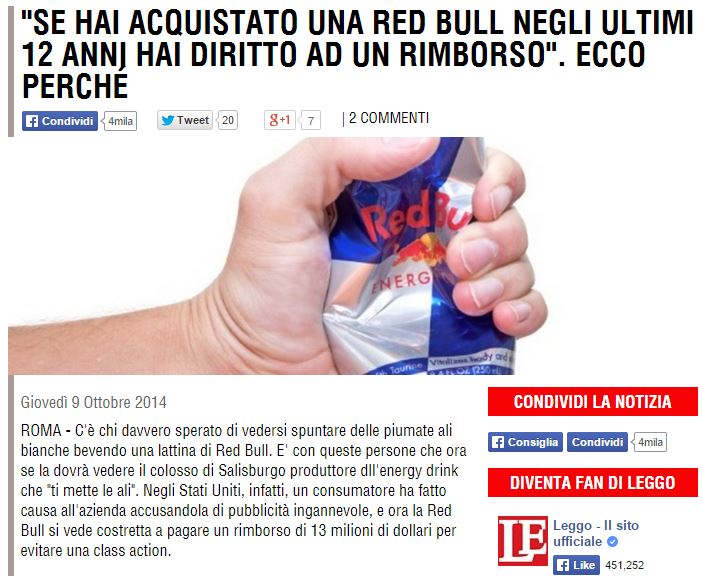 Multa da 13 milioni di euro per la Red Bull? article-post