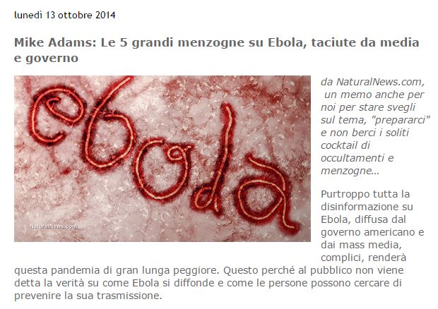 Mike Adams, gli antivaccinisti e le bufale su Ebola! article-post