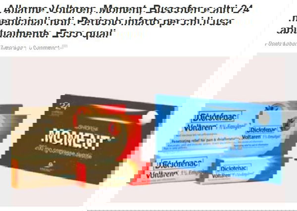 Voltaren, Moment, Buscofen pericolosi?