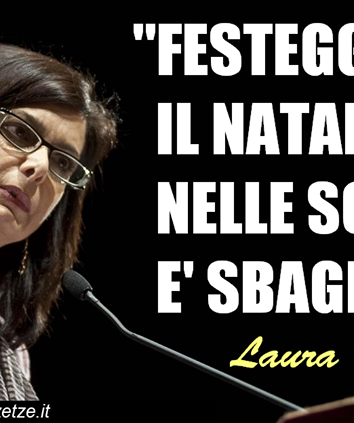 Laura Boldrini, Ermes Maiolica e il Natale