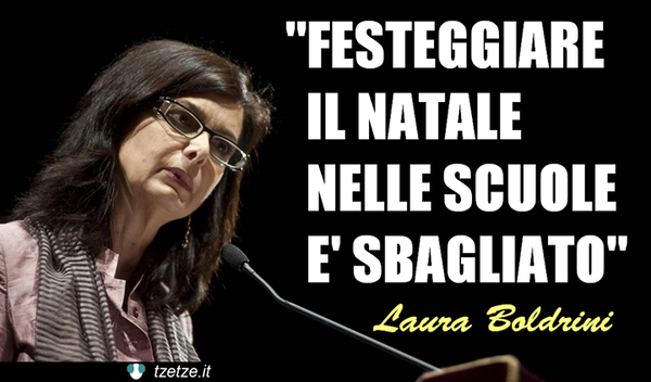 Laura Boldrini, Ermes Maiolica e il Natale