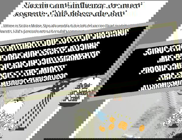 Il vaccino ritirato e l’allarmismo senza controllo