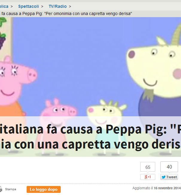 Gabriella Capra, Nicolina Capra, una cento mille capre. article-post