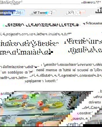 La carne di maiale, un sindaco canadese e i musulmani