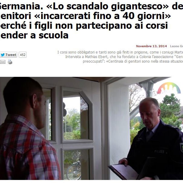 I “corsi gender” e la disinformazione giornalistica article-post