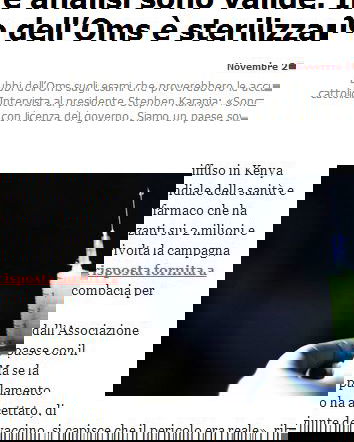 Vaccino anti tetano sterilizzante?