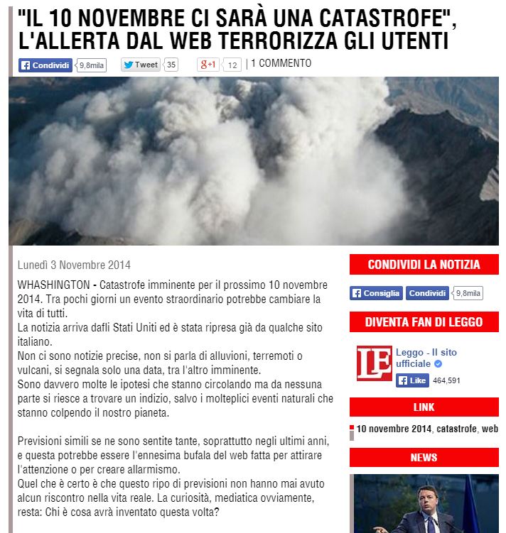 La catastrofe del 10 novembre… article-post