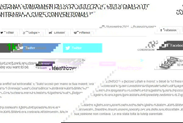 La donna che ha ucciso il figlio di 10 mesi