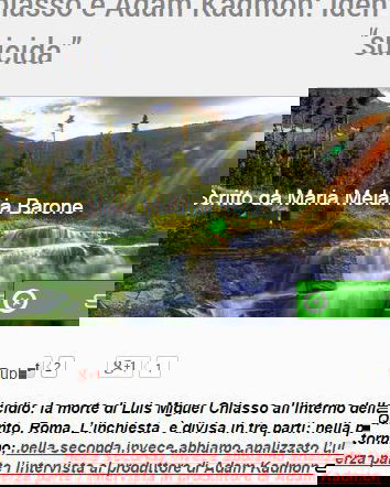 Adam Kadmon, Luis Miguel Chiasso e gli sciacalli della fuffa!