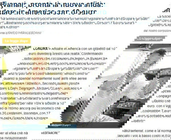 Voliamo negli States su Ryanair con 10 euro!