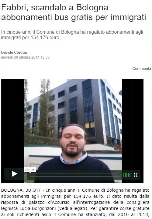 Ma gli immigrati usano il trasporto pubblico gratis?