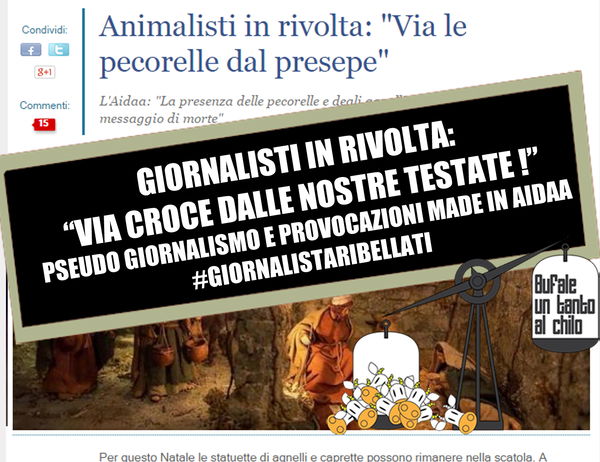 Animalisti in rivolta: “Via le pecorelle dal presepe”