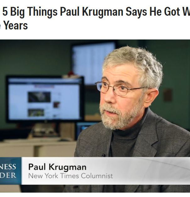 Paul Krugman e le previsioni errate article-post