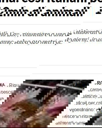 Un giorno da vegano?