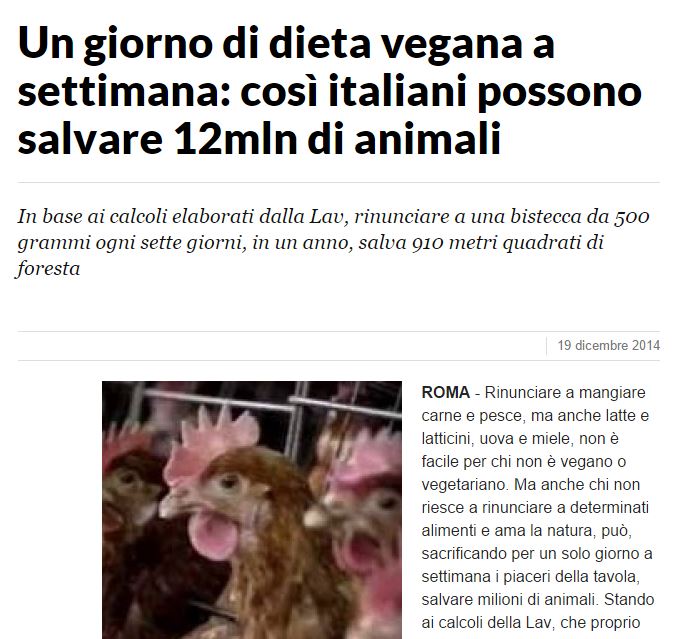 Un giorno da vegano? article-post