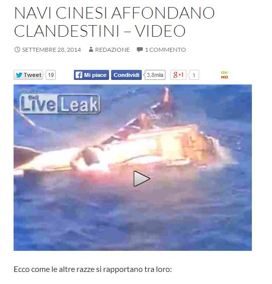 VoxNews e la xenofobia