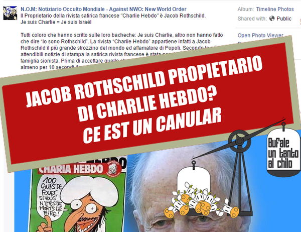 Jacob Rothschild & Charlie Hebdo: la strana coppia?