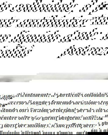 L’Argento Colloidale e gli errori giornalistici