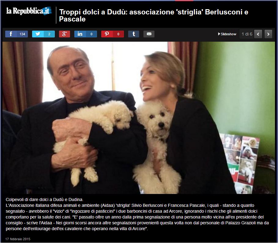 Repubblica, l’AIDAA e Dudù article-post