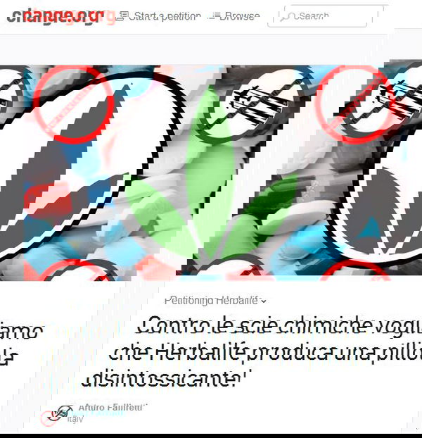 Petizioni online, scie chimiche e troll della rete