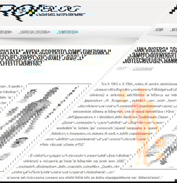 Metodo RQI e il campo BioEnergetico