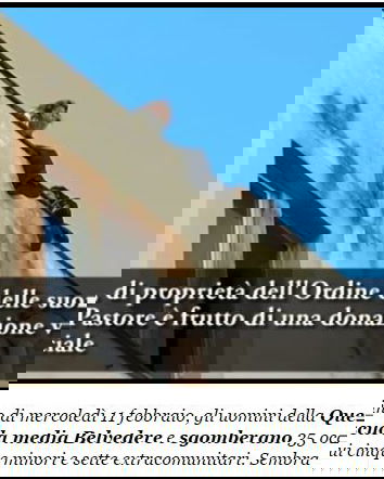 Le suore che sfrattano