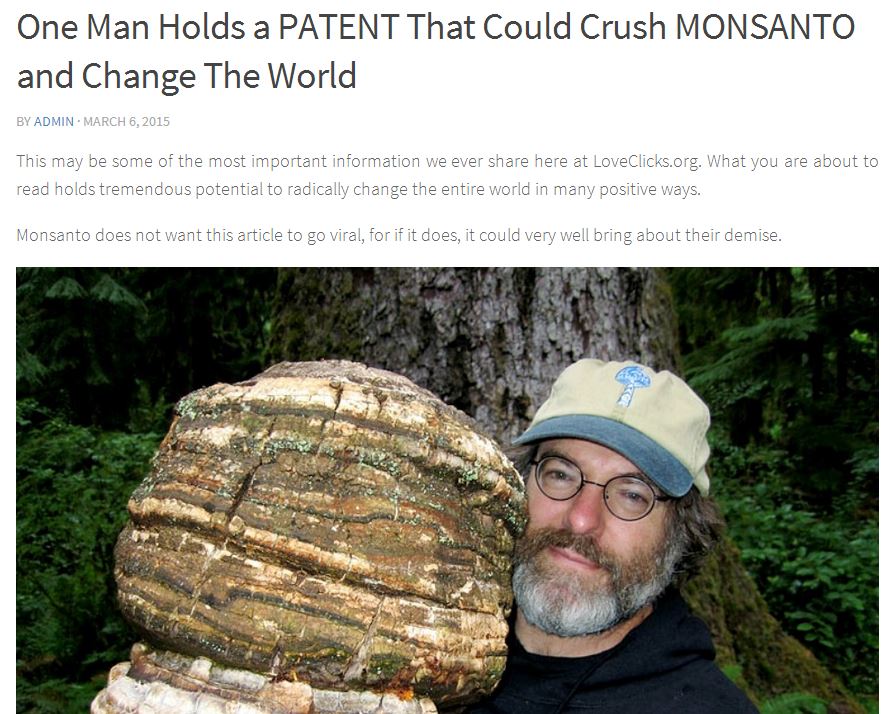 Monsanto, Paul Stamets e il brevetto sui pesticidi article-post