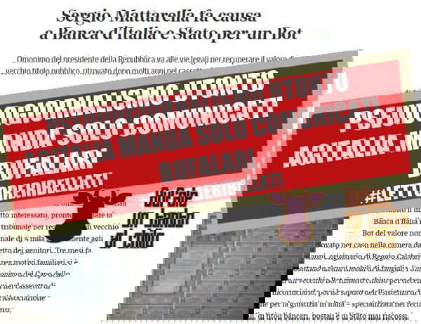 Sergio Mattarella, Agitalia e gente che dovrebbe cambiare mestiere