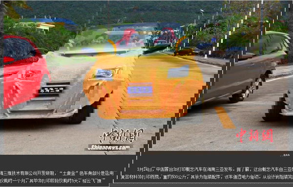 La macchina stampata in 3D