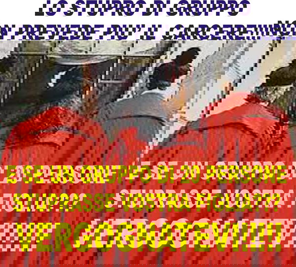 Il carcere risparmiato agli stupratori