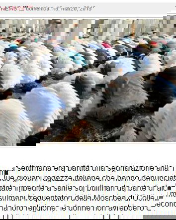 Giù dall’autobus, siete donne