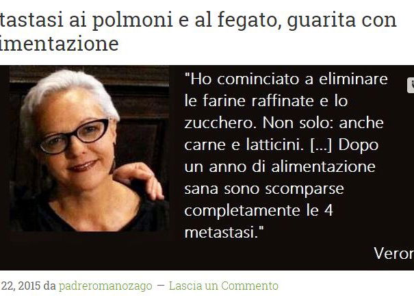Padre Romano Zago e l’alimentazione article-post