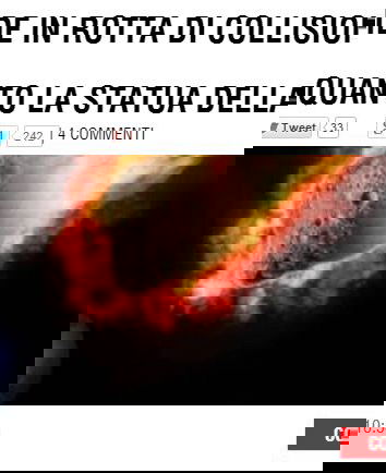 Asteroide fa rotta verso la terra?