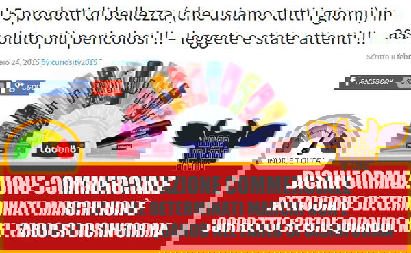 I 5 prodotti di bellezza che andrebbero evitati