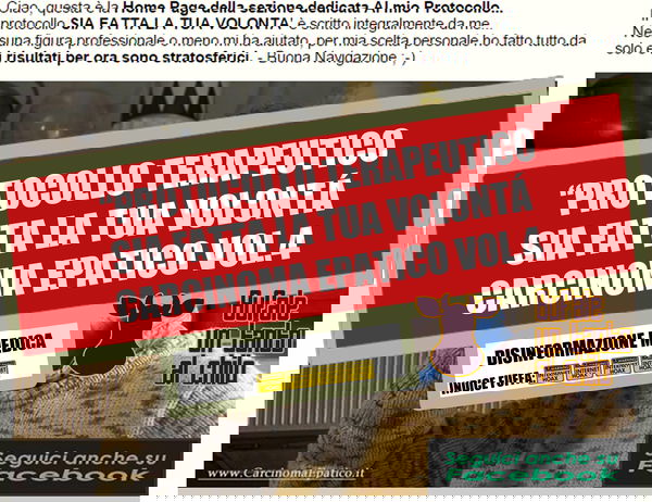 Carcinoma Epatico vol. 4: Il protocollo terapeutico