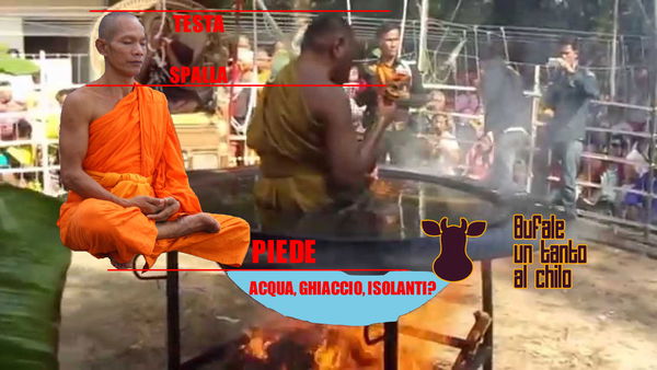 Il monaco che prega nell’olio bollente