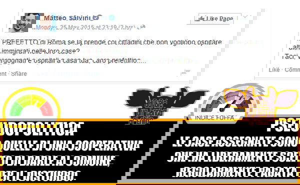 Salvini, il prefetto di Roma e gli immigrati