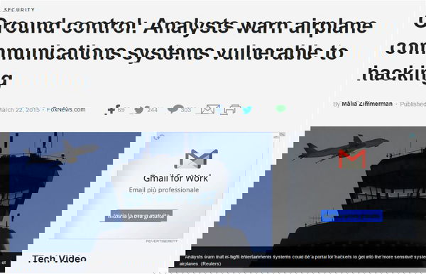 Hacker viola un computer di volo?