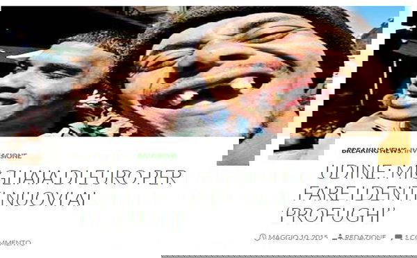 Migliaia di euro per i denti nuovi ai profughi?