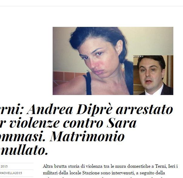 Sara Tommasi, Andrea Dipré e l’esibizionismo da web article-post