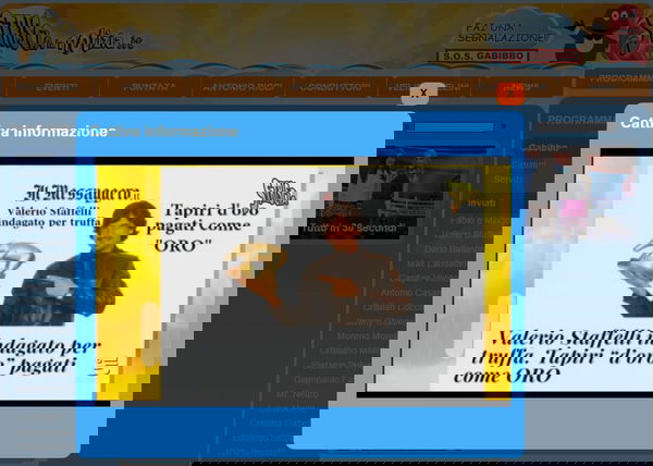 Valerio Staffelli indagato per truffa?