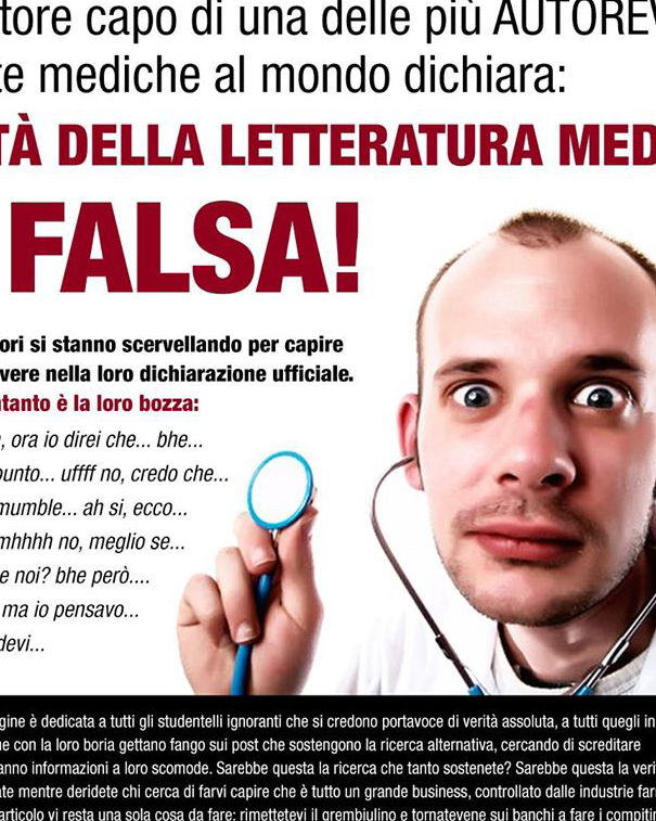 Metà della letteratura medica è falsa article-post