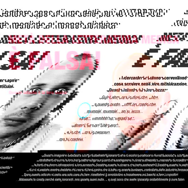 Metà della letteratura medica è falsa