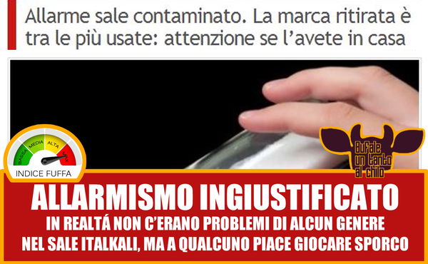 La BUFALA della COOP e il sale ritirato (aggiornato)