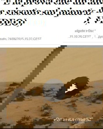 Piramidi su Marte…