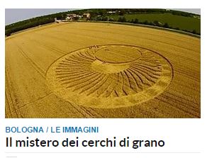 Repubblica, i cerchi nel grano e lo pseudogiornalismo