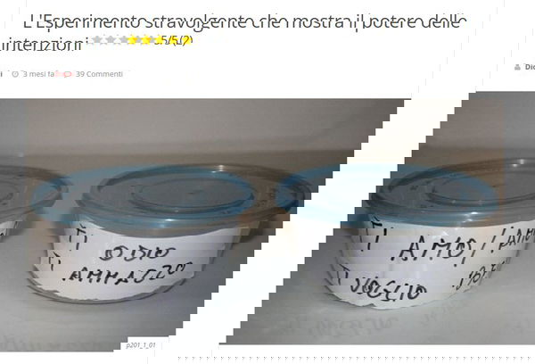 Il potere delle intenzioni (Masaru Emoto 2 – la rivincita)