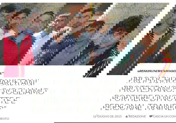 Portiere di notte e personal trainer