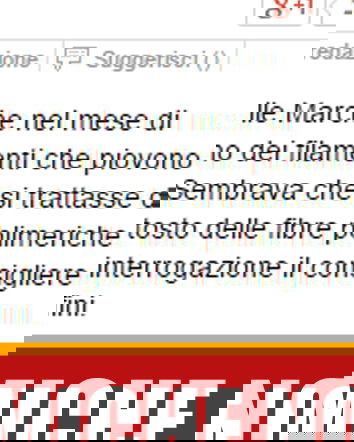 Scie Chimiche sui cieli delle Marche